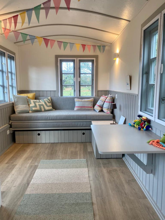 Ein Schäferwagen auf Mallorca als Gästezimmer