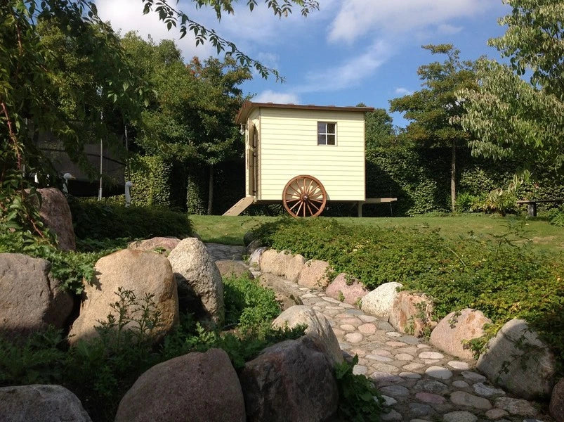 Saunawagen „Mit Kupferdach“ – Handgefertigtes Wellness-Highlight mit edler Kupferveredelung