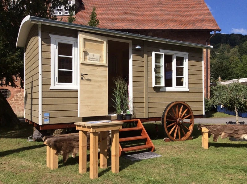 Saunawagen „Ammersee“ – Ihr handgefertigtes mobiles Sauna-Tiny House