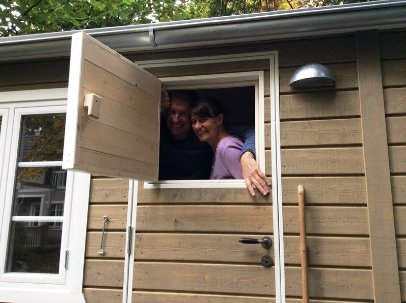 Saunawagen „Ammersee“ – Ihr handgefertigtes mobiles Sauna-Tiny House