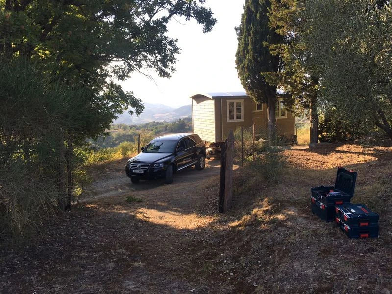 Schäferwagen „Florenz“ – Ein Gästezimmer im Garten mit mediterranem Flair