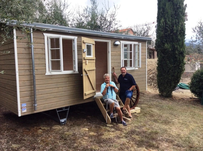 Schäferwagen „Florenz“ – Ein Gästezimmer im Garten mit mediterranem Flair