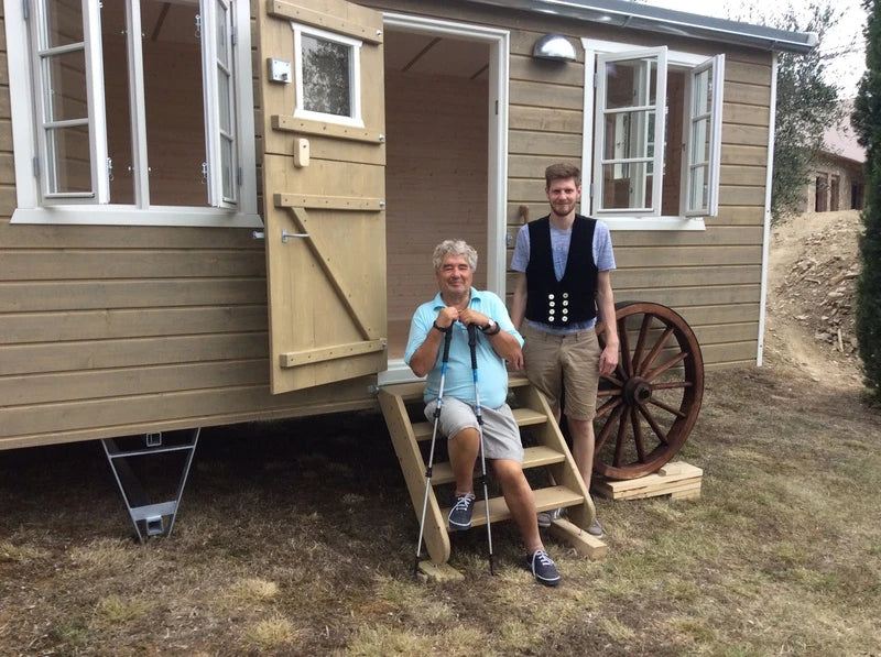 Schäferwagen „Florenz“ – Ein Gästezimmer im Garten mit mediterranem Flair