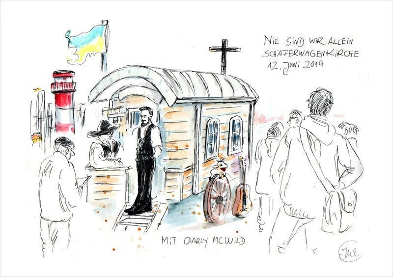 Schäferwagenkirche / Kapelle – Ihr Andachtsraum im mobilen Gewand
