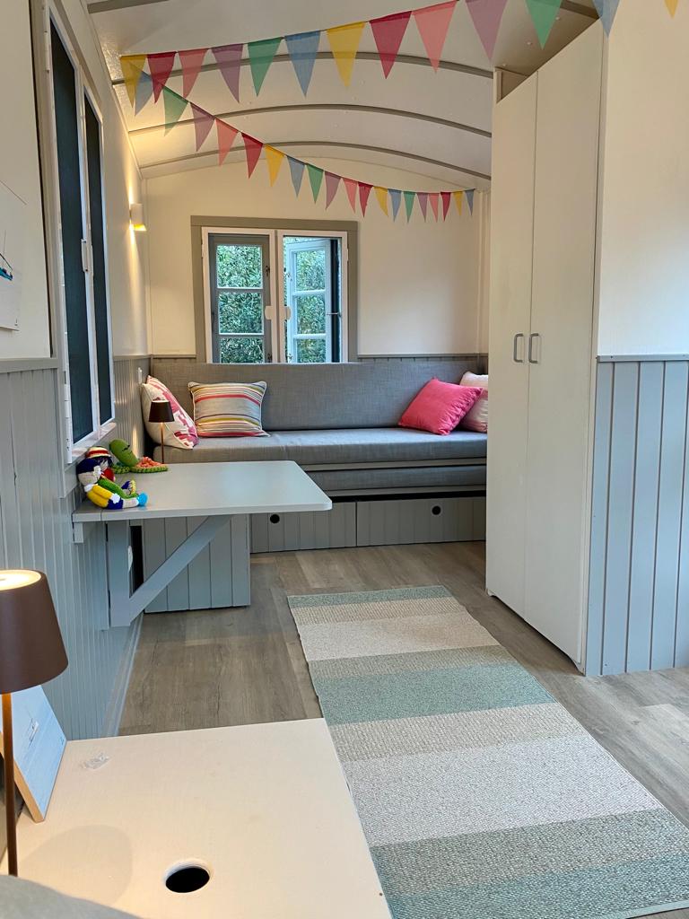 Ein Schäferwagen auf Mallorca als Gästezimmer