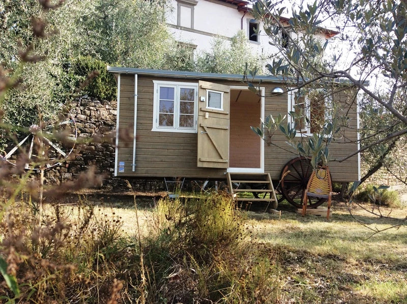 Schäferwagen „Florenz“ – Elegantes Tiny House mit mediterranem Flair